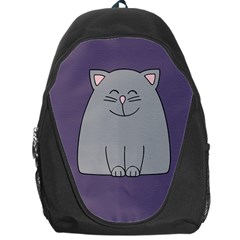 Cat Minimalism Art Vector Backpack Bag by Simbadda