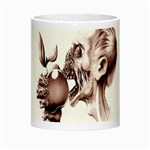 Zombie Apple Bite Minimalism Morph Mugs Center