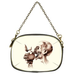 Zombie Apple Bite Minimalism Chain Purses (one Side)  by Simbadda