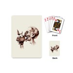 Zombie Apple Bite Minimalism Playing Cards (Mini)  Back