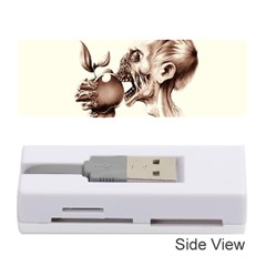 Zombie Apple Bite Minimalism Memory Card Reader (stick)  by Simbadda