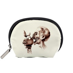 Zombie Apple Bite Minimalism Accessory Pouches (small) 