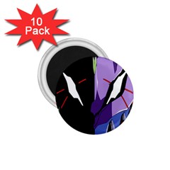 Monster Face Drawing Paint 1.75  Magnets (10 pack) 