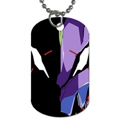 Monster Face Drawing Paint Dog Tag (One Side)