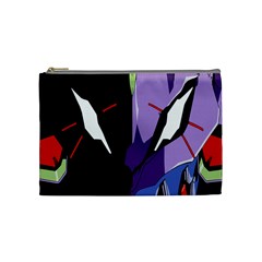 Monster Face Drawing Paint Cosmetic Bag (Medium) 