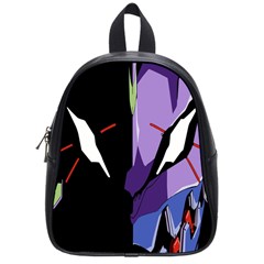 Monster Face Drawing Paint School Bags (Small) 