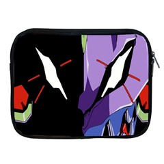 Monster Face Drawing Paint Apple Ipad 2/3/4 Zipper Cases