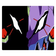 Monster Face Drawing Paint Double Sided Flano Blanket (Small) 