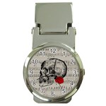 Skull and rose  Money Clip Watches Front