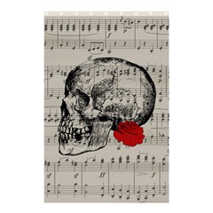 Skull And Rose  Shower Curtain 48  X 72  (small)  by Valentinaart