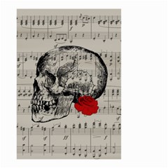 Skull And Rose  Small Garden Flag (two Sides)