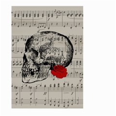 Skull And Rose  Large Garden Flag (two Sides)