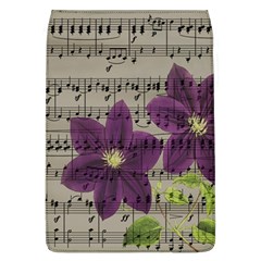 Vintage Purple Flowers Flap Covers (l)  by Valentinaart