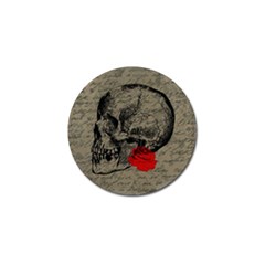 Skull And Rose  Golf Ball Marker (4 Pack)