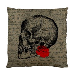 Skull And Rose  Standard Cushion Case (one Side)