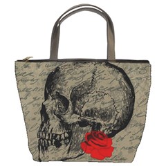 Skull And Rose  Bucket Bags