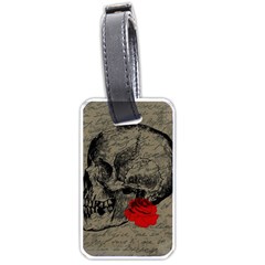 Skull And Rose  Luggage Tags (one Side) 