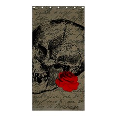 Skull And Rose  Shower Curtain 36  X 72  (stall)  by Valentinaart