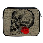 Skull and rose  Apple iPad 2/3/4 Zipper Cases Front