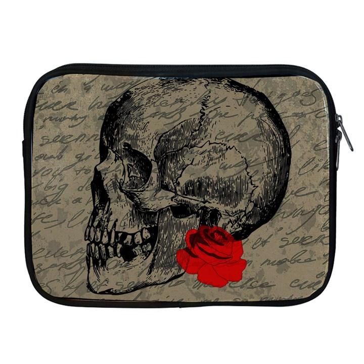 Skull and rose  Apple iPad 2/3/4 Zipper Cases