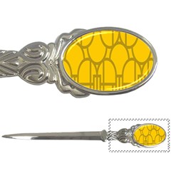 The Michigan Pattern Yellow Letter Openers