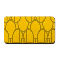 The Michigan Pattern Yellow Medium Bar Mats