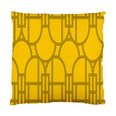 The Michigan Pattern Yellow Standard Cushion Case (one Side)