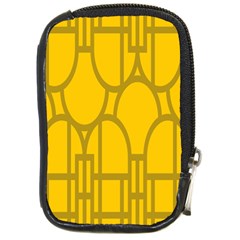 The Michigan Pattern Yellow Compact Camera Cases by Simbadda