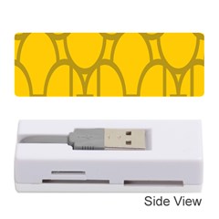 The Michigan Pattern Yellow Memory Card Reader (stick) 