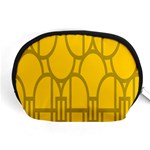 The Michigan Pattern Yellow Accessory Pouches (Medium)  Front