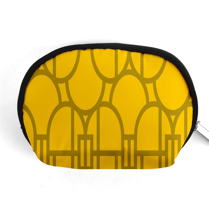 The Michigan Pattern Yellow Accessory Pouches (Medium) 