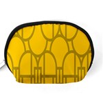 The Michigan Pattern Yellow Accessory Pouches (Medium)  Back