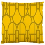 The Michigan Pattern Yellow Standard Flano Cushion Case (Two Sides) Front