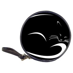 Cat Black Vector Minimalism Classic 20-cd Wallets by Simbadda