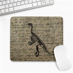 Dinosaur Skeleton Large Mousepads by Valentinaart