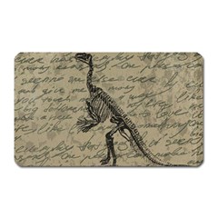 Dinosaur Skeleton Magnet (rectangular)