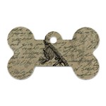 Dinosaur skeleton Dog Tag Bone (One Side) Front