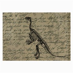 Dinosaur Skeleton Large Glasses Cloth