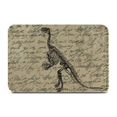 Dinosaur Skeleton Plate Mats by Valentinaart