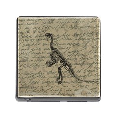 Dinosaur Skeleton Memory Card Reader (square) by Valentinaart