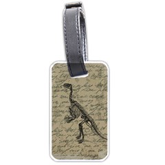 Dinosaur Skeleton Luggage Tags (one Side) 