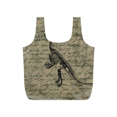 Dinosaur Skeleton Full Print Recycle Bags (s) 