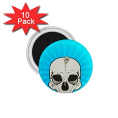 Skull Ball Line Schedule 1 75  Magnets (10 Pack)  by Simbadda