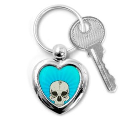 Skull Ball Line Schedule Key Chains (heart)  by Simbadda