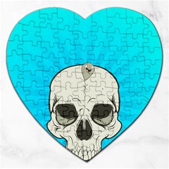 Skull Ball Line Schedule Jigsaw Puzzle (heart)