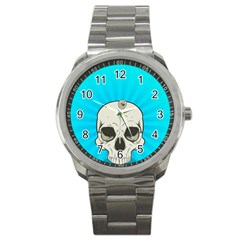 Skull Ball Line Schedule Sport Metal Watch by Simbadda