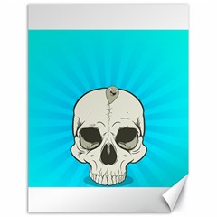 Skull Ball Line Schedule Canvas 18  X 24   by Simbadda