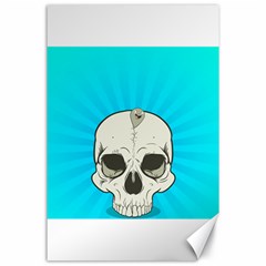 Skull Ball Line Schedule Canvas 24  X 36 