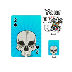 Skull Ball Line Schedule Playing Cards 54 (mini)  by Simbadda