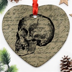 Skull Ornament (heart) by Valentinaart